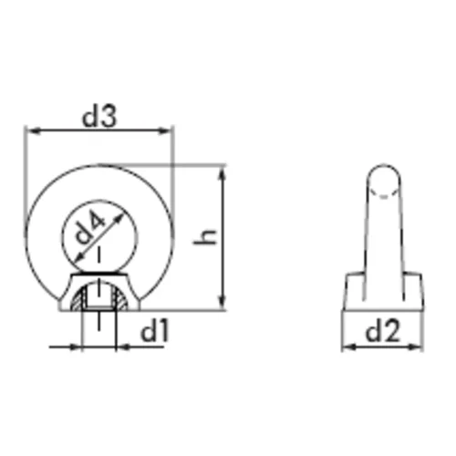 Рым-гайка Alpha Mile DIN 582 M12