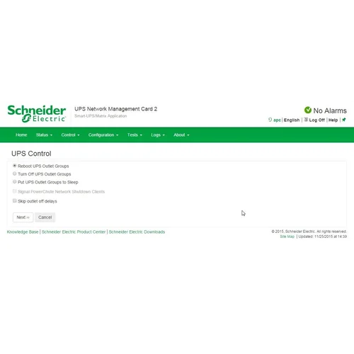 Дополнительная плата сетевого управления Network Management Card 2 для ИБП