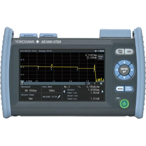 Рефлектометр оптический Yokogawa AQ1000-UFC SM, 1310/1550 нм, 32/30 дБ, PC, SLS, TS, адаптер FC
