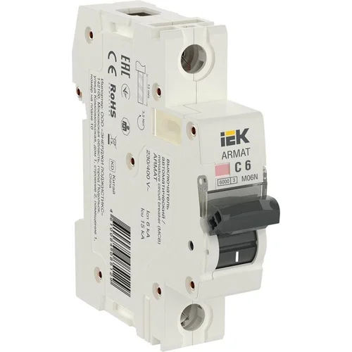 Выключатель автоматический модульный 1п C 63А M06N ARMAT