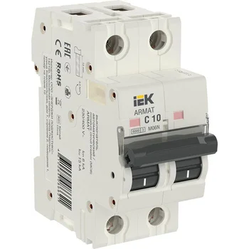 Выключатель автоматический модульный 2п C 10А M06N ARMAT IEK AR-M06N-2-C010