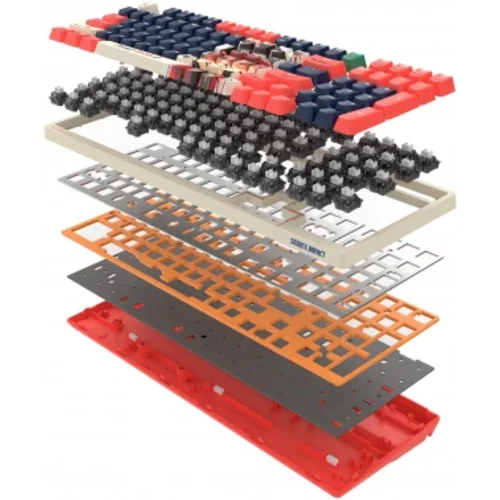 Клавиатура A4Tech Bloody AT98 Proxy Boom механическая бежевый/красный USB for gamer LED (AT98)