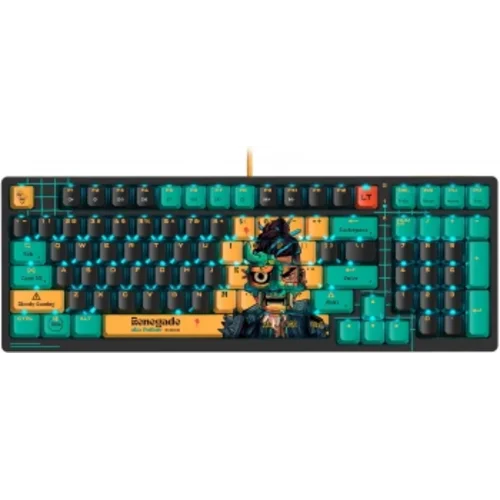 Клавиатура A4Tech Bloody AT98 Renegade механическая черный/зеленый USB for gamer LED (AT98)