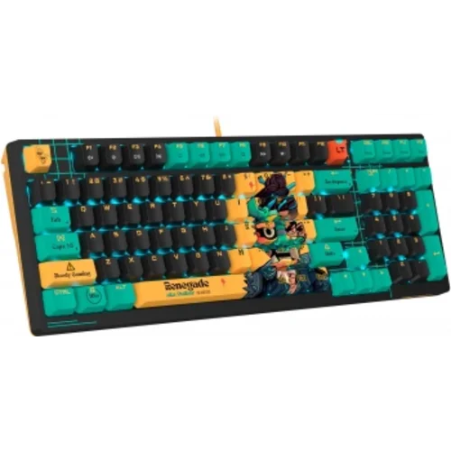 Клавиатура A4Tech Bloody AT98 Renegade механическая черный/зеленый USB for gamer LED (AT98)