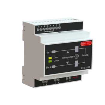 Автоматический ввод резерва ELEMY ATS-3102 5DIN, 220В, 8А