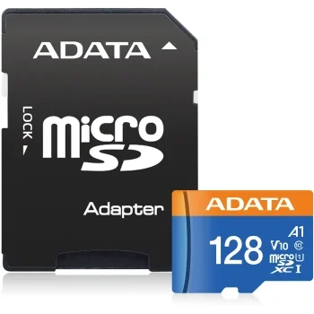 Флеш карта microSDXC 128GB A-Data AUSDX128GUICL10A1-RA1 Premier + adapter