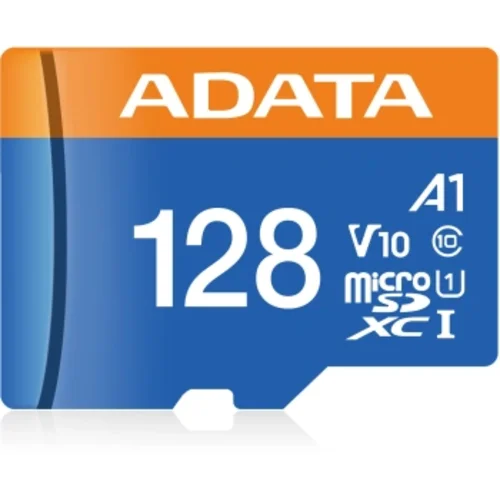 Флеш карта microSDXC 128GB A-Data AUSDX128GUICL10A1-RA1 Premier + adapter