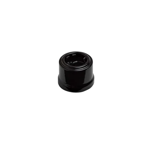 Розетка 1-м ОП Лизетта 16А IP20 ретро с заземл. ABS-пластик черн. Bironi B1-101-23