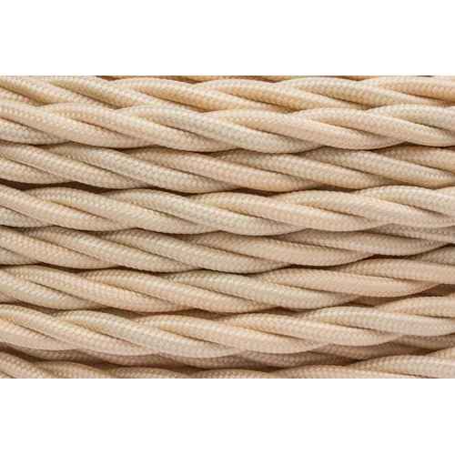 Провод ретро 2х1.5 матов. зол./песочн. (уп.50м) Bironi B1-424-719-50