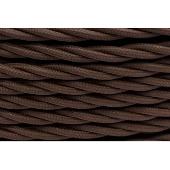 Провод ретро 3х1.5 матов. корич. (уп.50м) Bironi B1-434-72-50