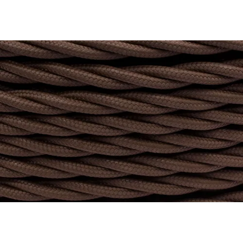 Провод ретро 3х1.5 матов. корич. (уп.50м) Bironi B1-434-72-50