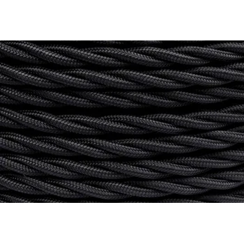 Провод ретро 3х2.5 матов. черн. (уп.50м) Bironi B1-435-73-50