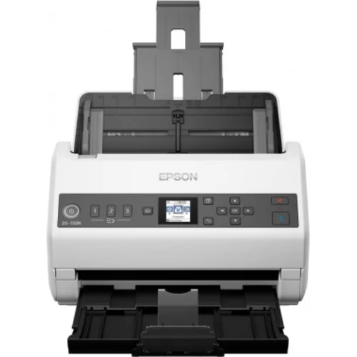 Сканер планшетный/протяжный Epson WorkForce DS-730N (B11B259401/B11B259502) A4 белый