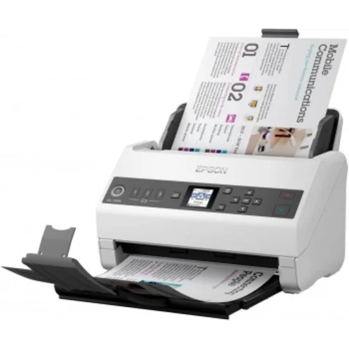Сканер планшетный/протяжный Epson WorkForce DS-730N (B11B259401/B11B259502) A4 белый