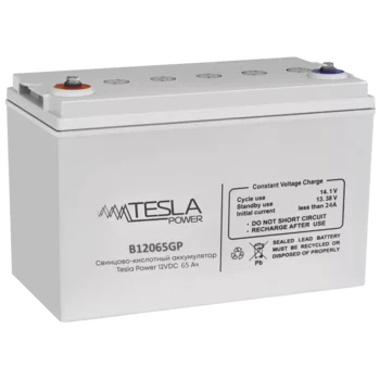 Свинцово-кислотный аккумулятор Tesla Power 12VDC 65Ач