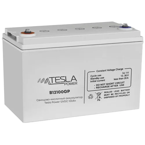 Свинцово-кислотный аккумулятор Tesla Power 12VDC 100Ач