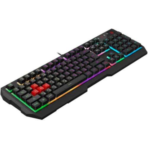 Клавиатура + мышь A4Tech Bloody B1700 клав:черный мышь:черный USB LED