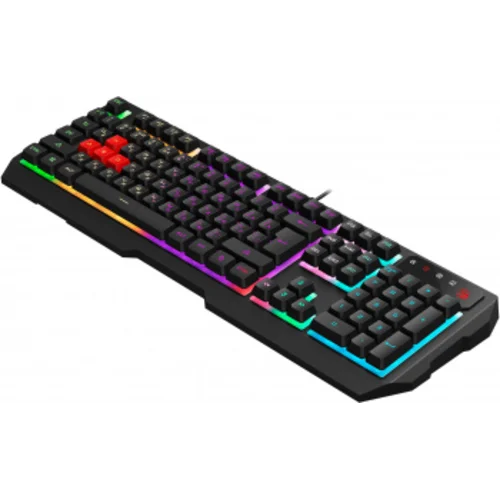 Клавиатура + мышь A4Tech Bloody B1700 клав:черный мышь:черный USB LED