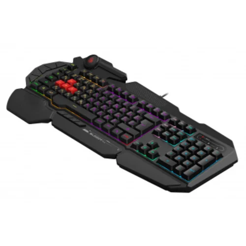 Клавиатура A4Tech Bloody B310N черный USB Multimedia for gamer LED (подставка для запястий) (B310N)