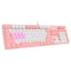 Клавиатура A4Tech Bloody B800 Dual Color механическая розовый/белый USB for gamer LED