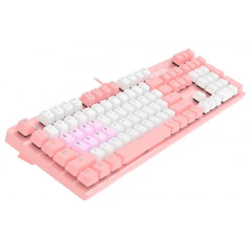 Клавиатура A4Tech Bloody B800 Dual Color механическая розовый/белый USB for gamer LED