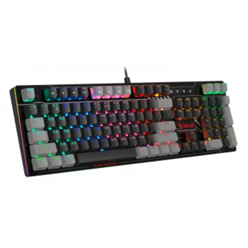 Клавиатура A4Tech Bloody B808N механическая черный/серый USB for gamer LED