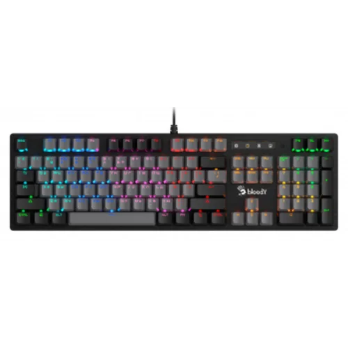 Клавиатура A4Tech Bloody B828N механическая черный/серый USB for gamer LED (B828N (GREY+BLACK))