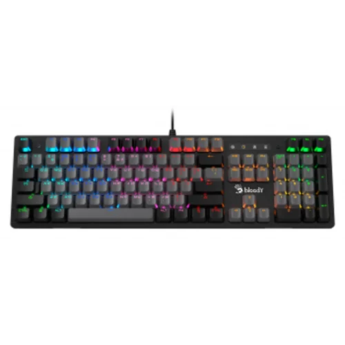 Клавиатура A4Tech Bloody B828N механическая черный/серый USB for gamer LED (B828N (GREY+BLACK))