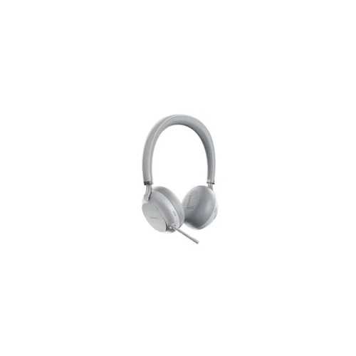Гарнитура BH76 UC Light Gray USB-A, Беспроводная Bluetooth, Зарядка Qi, HD звук, Шумоподав.ANC, Серая