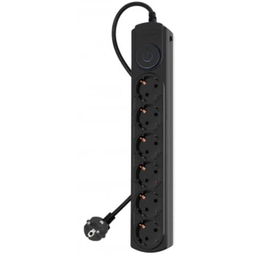 Сетевой фильтр Ippon BK-6-EU-1.8-10-B 1.8м (6 розеток) черный (коробка)