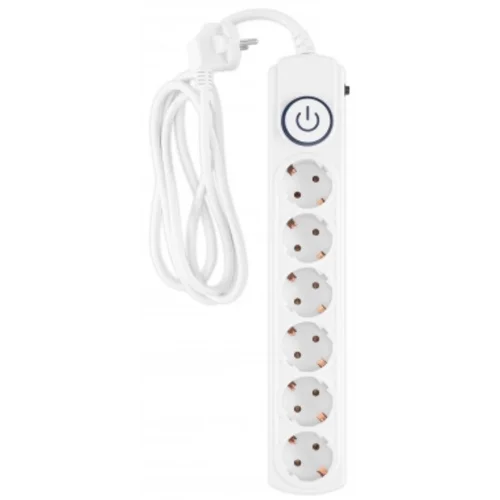 Сетевой фильтр Ippon BK-6-EU-1.8-10-W 1.8м (6 розеток) белый (коробка)