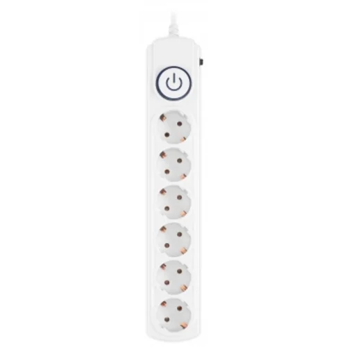 Сетевой фильтр Ippon BK-6-EU-1.8-10-W 1.8м (6 розеток) белый (коробка)