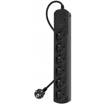 Сетевой фильтр Ippon BK-6-EU-3-10-B 3м (6 розеток) черный (коробка)