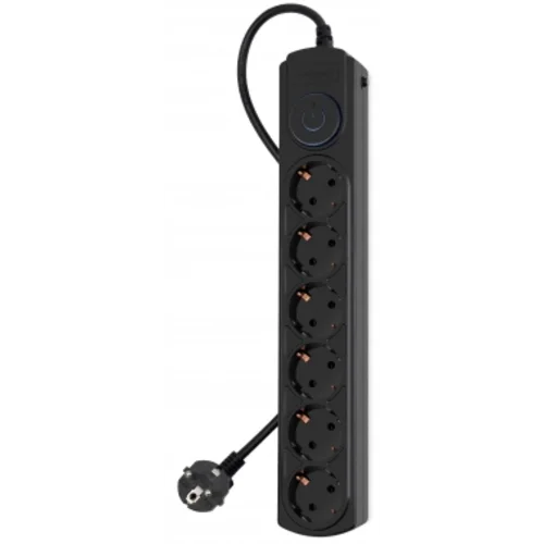 Сетевой фильтр Ippon BK-6-EU-3-10-B 3м (6 розеток) черный (коробка)