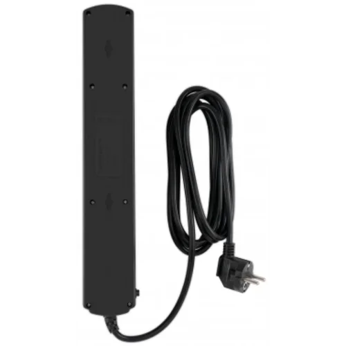 Сетевой фильтр Ippon BK-6-EU-3-10-B 3м (6 розеток) черный (коробка)