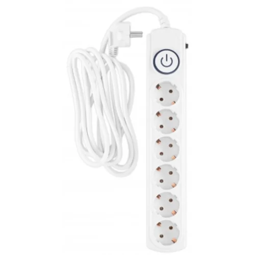 Сетевой фильтр Ippon BK-6-EU-3-10-W 3м (6 розеток) белый (коробка)