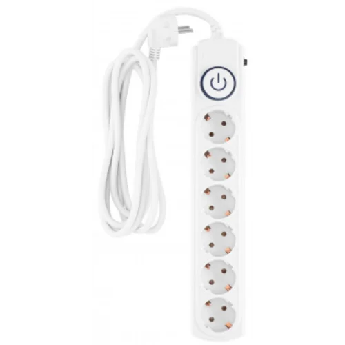 Сетевой фильтр Ippon BK-6-EU-3-16-W 3м (6 розеток) белый (коробка)