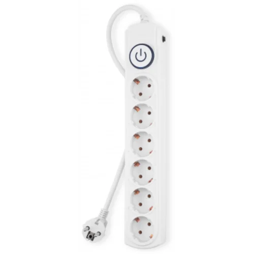 Сетевой фильтр Ippon BK-6-EU-3-16-W 3м (6 розеток) белый (коробка)