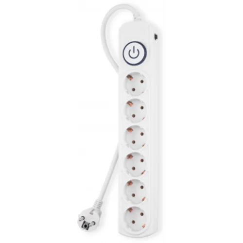 Сетевой фильтр Ippon BK-6-EU-5-10-W 5м (6 розеток) белый (коробка)