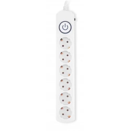 Сетевой фильтр Ippon BK-6-EU-5-16-W 5м (6 розеток) белый (коробка)