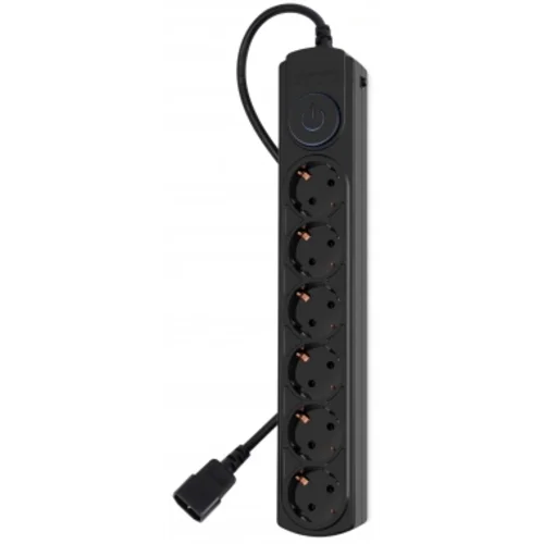 Сетевой фильтр Ippon BK-6-UPS-1.8-10-B 1.8м (6 розеток) черный (коробка)