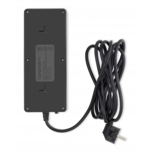 Сетевой фильтр Ippon BK-8-EU-3-10-B 3м (8 розеток) черный (коробка)