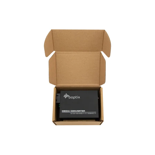 Медиаконвертер 10/100/1000-Base-T / 100/1000Base-FX, Tx/Rx: 1550/1310нм