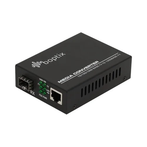 Медиаконвертер B-OptiX 10/100/1000-Base-T / 100/1000Base-FX с SFP-портом