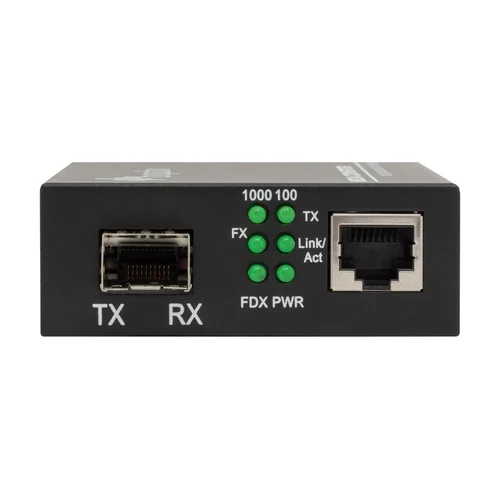 Медиаконвертер B-OptiX 10/100/1000-Base-T / 100/1000Base-FX с SFP-портом