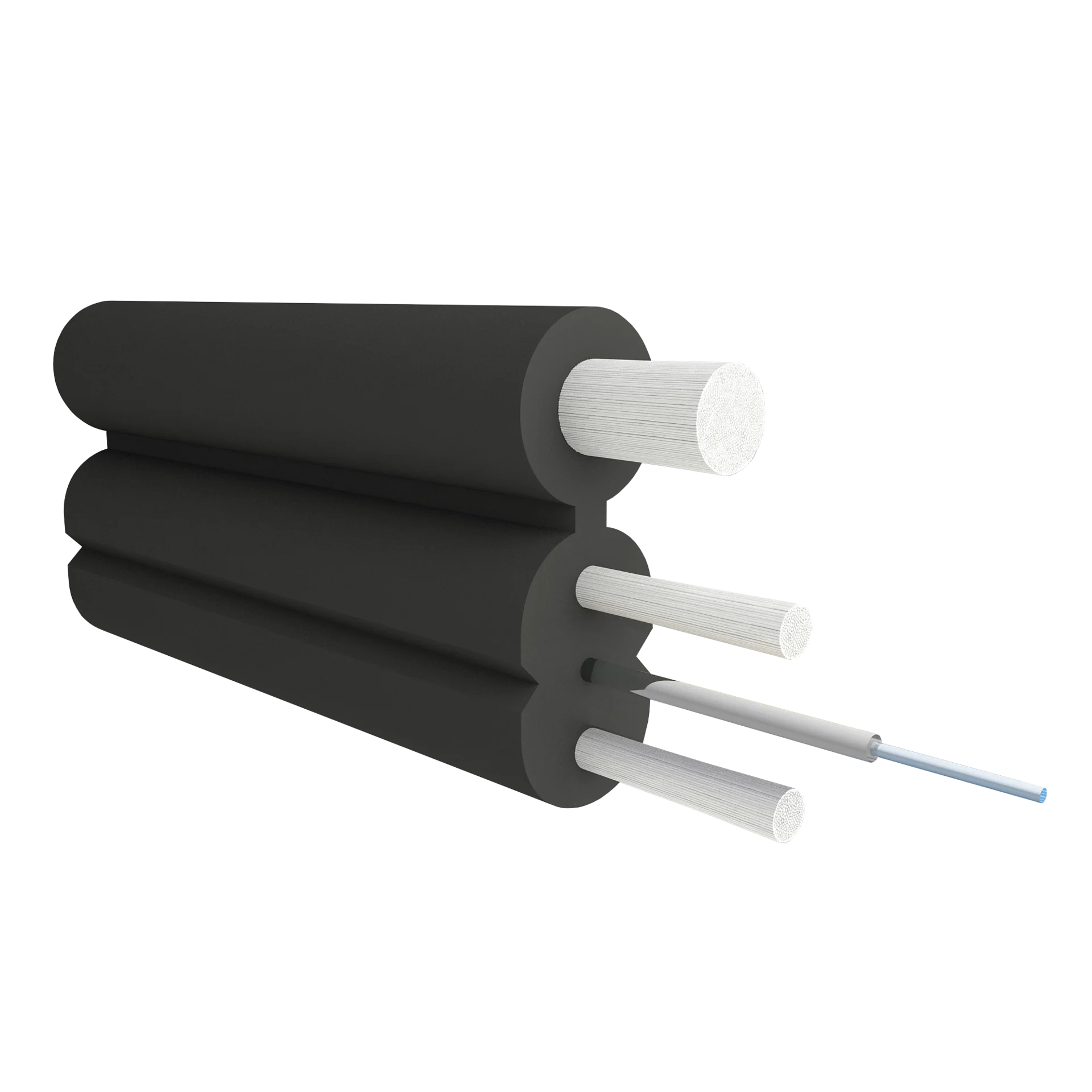 Кабель оптический B-OptiX, с дополнительным несущим элементом (FRP 1.0 мм), 1 волокно