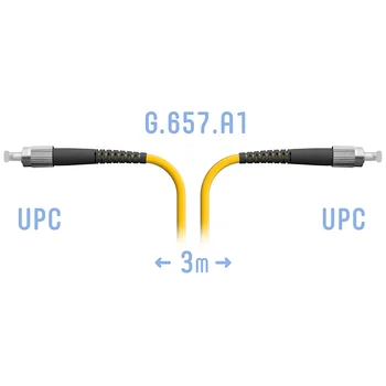 Патчкорд оптический B-Optix FC/UPC SM G.657.A1 3 метра