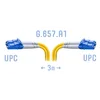 Патчкорд оптический B-Optix LC/UPC SM G.657.A1 Duplex 3 метра