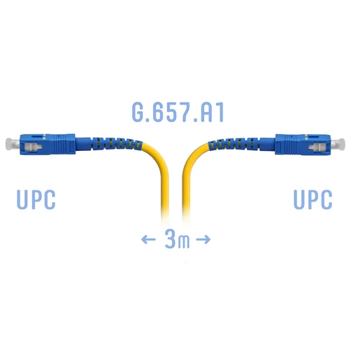 Патчкорд оптический B-Optix SC/UPC SM G.657.A1 3 метра