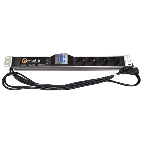 Блок розеток с АВР BONCH-ATS/PDU 8A-4S-Av-C14/C14